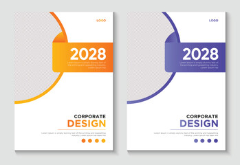 corporate Book Cover design Template - obrazy, fototapety, plakaty
