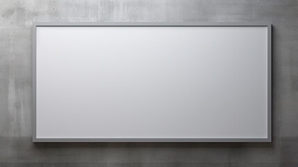 Window form screen, copyspace, design blank space, mock up, white square speech bubble on paper gray/grey background.