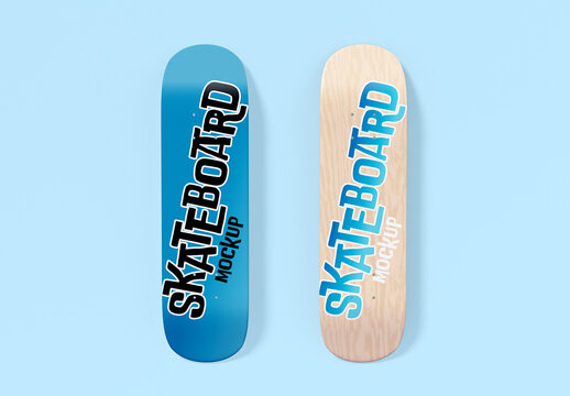 Skateboard Decks Mockup