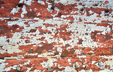 paint on metal as a background texture for artists