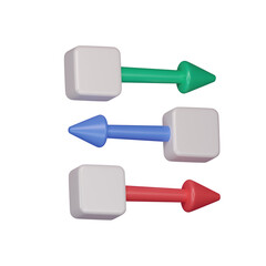 Infographic Charts And Diagrams 3d icon 