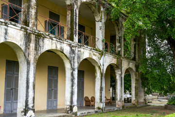 Fototapeta premium Historic building of the French Consulate in Longzhou, Longzhou, Guangxi, China