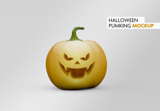 Halloween Pumkin Mockup