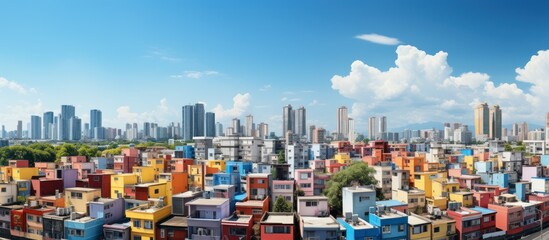 Panoramic view of Ho Chi Minh City, Vietnam.