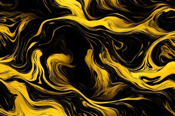 wonderfull yellow and black floral pattern abstract background 