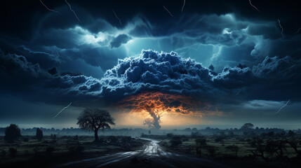 majestic Blue explosion