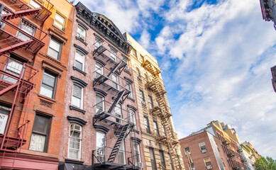 Buildings of Greenwich Village in NYC