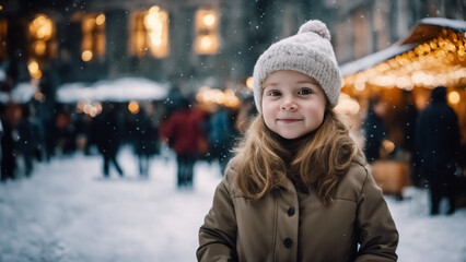Tradizioni e sorrisi svedesi, ritratto di bimba