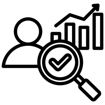 business person analysis success graph clip art preview
