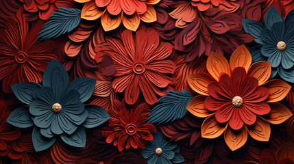 Seamless pattern. Decorative cover texture. Floral seamless pattern.