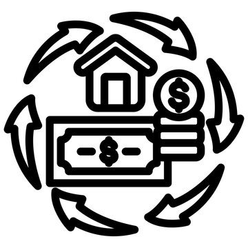 recommend clip art: Sustainability Outline Icon