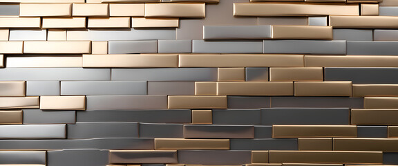 gold and silver wall background