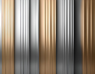 background with gold and silver stripes