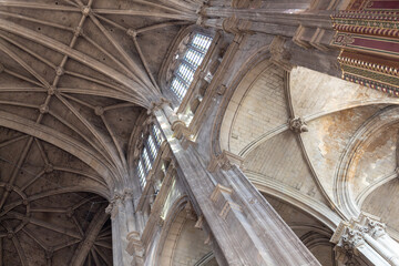 interior of saint cathedral city - obrazy, fototapety, plakaty