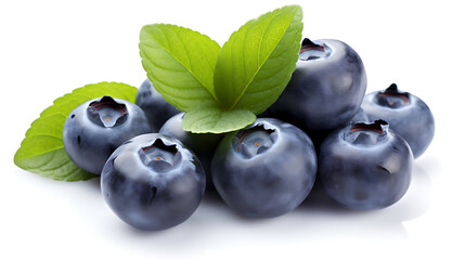 a visually stunning and lifelike advertisement showcasing the allure of plump and vibrant blueberries. Emphasize their luscious texture and deep, enticing hue under natural lighting.