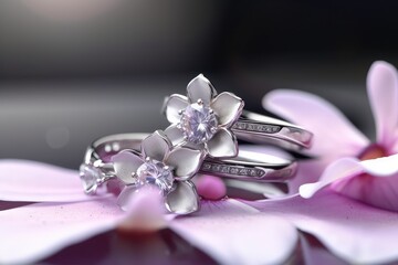 glamorous and designer ring jewelry for lovely memory generative ai