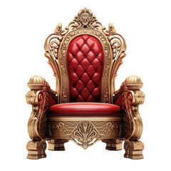 color throne isolated on white