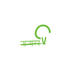 Tree nature leaf green garden organic business, logo, design, brand identity, flat logo, company, editable, vector