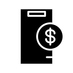 Digital Mobile Money Icon