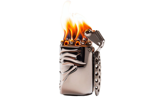 Sleek Designed Fire Lighter Isolated On Transparent Background