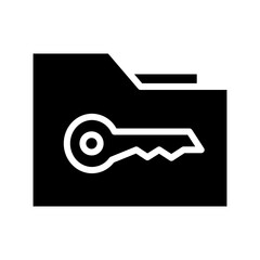 File Folder Password Icon