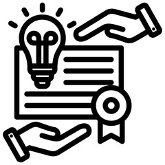 Ip Rights Outline Icon