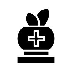 Organic Food Herbal Icon