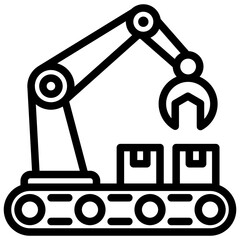 Machinery Outline Icon