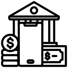 Banking Outline Icon