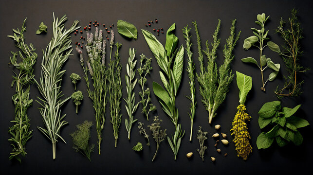 dried herbs and spices Generative AI