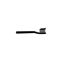 Tooth brush icon. Oral Hygienic and Health Tool Sign. 