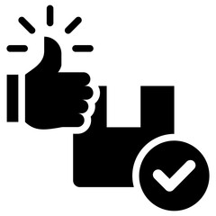 Testing Products Glyph Icon