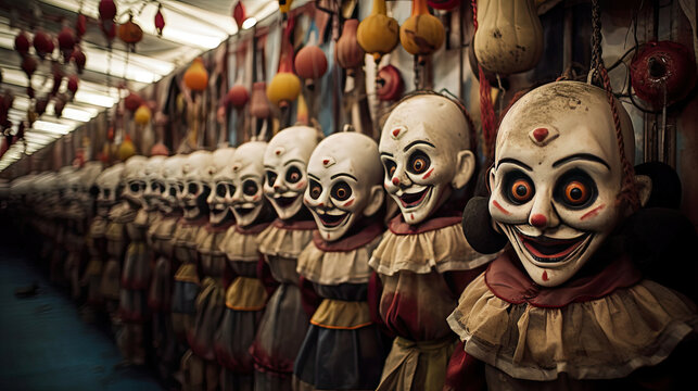 Creepy Dolls at a Haunted Carnival