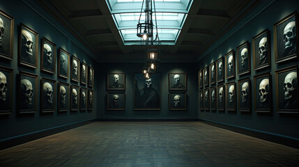 Skulls in a Haunted Gallery