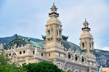 Fototapeta na wymiar Monte Carlo Casino in Monaco