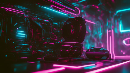 dj mixer and music