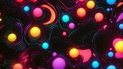 abstract background with lights