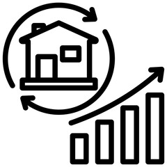 Investment Outline Icon
