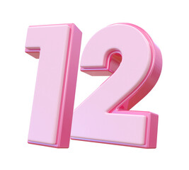 Pink Number 12