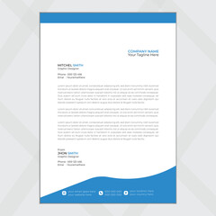 Modern business and corporate letterhead template