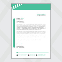Modern business and corporate letterhead template