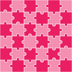 Pink jigsaw pattern. jigsaw line pattern. jigsaw seamless pattern. Decorative elements, clothing, paper wrapping, bathroom tiles, wall tiles, backdrop, background.