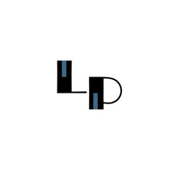LP letter logo design