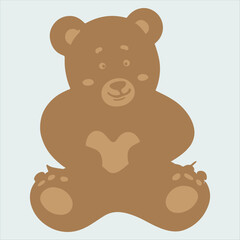 Cute Bear Vector Design