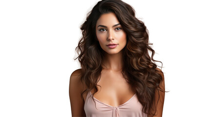 Fototapeta premium Girl with a transparent background