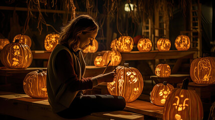 Pumpkin Carving Workshop by Lantern Light