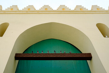 entrance to the mosque