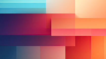 Abstract background with colorful rectangles and squares