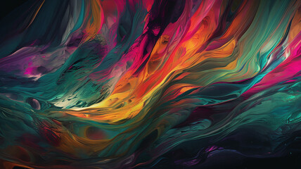 Colorful Abstract Graphic Wallpaper | AI Generate