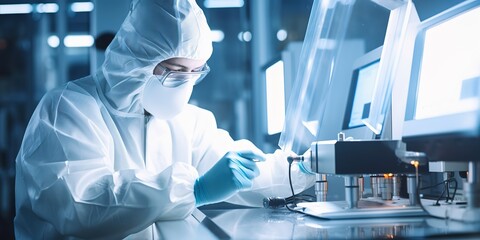 Work in the laboratory